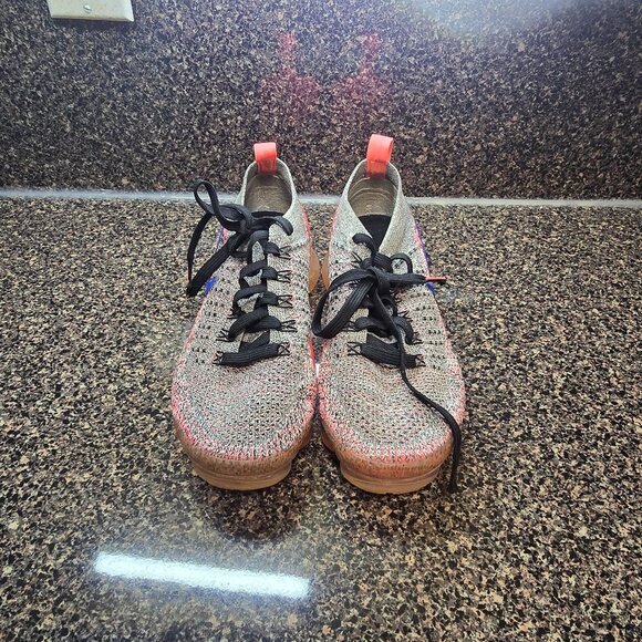 Nike Air VaporMax 2 Flyknit Shoes Womens 8 Sneakers Ultramarine Pink 942843-104 - Picture 9 of 12